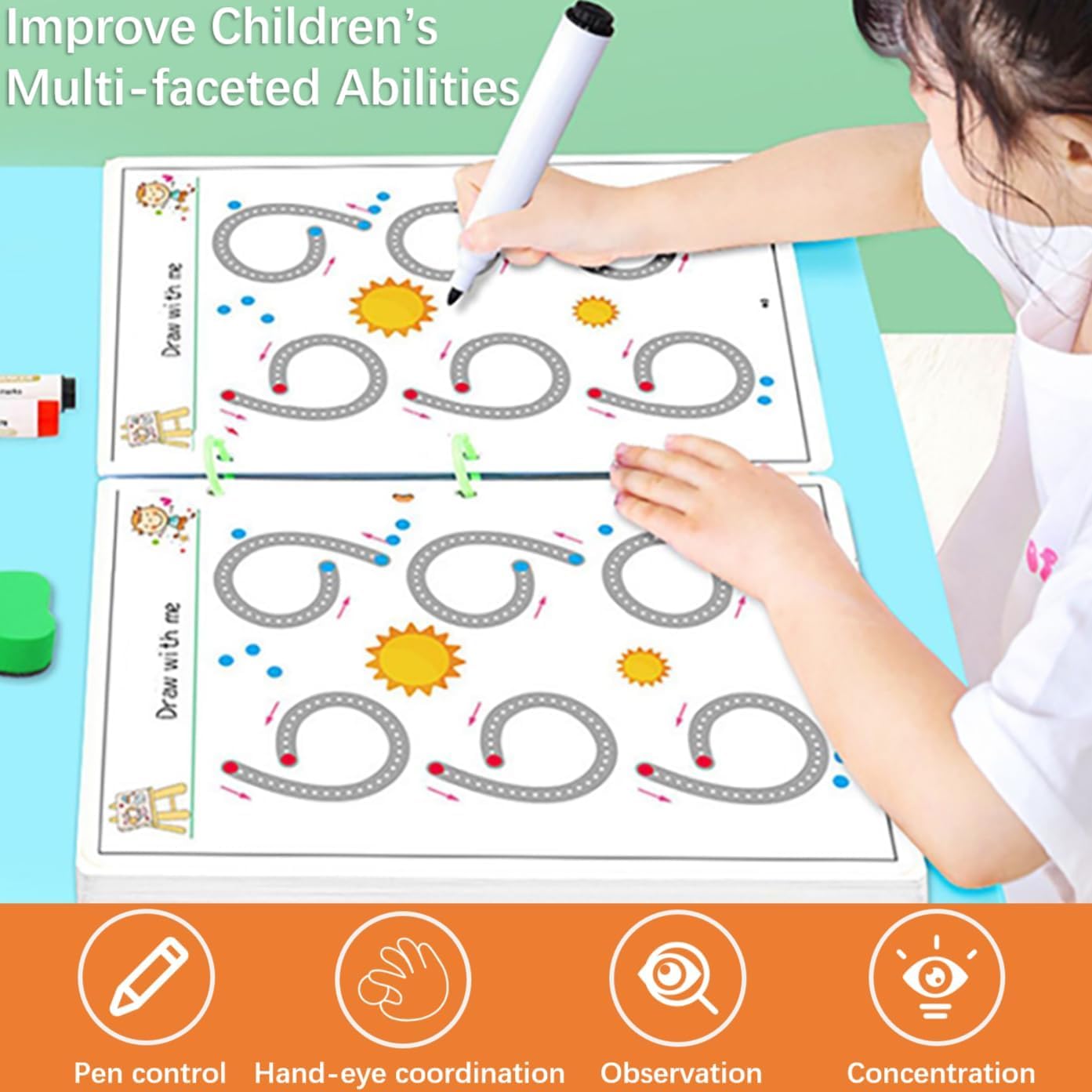 Magical Tracing Workbook - 50+ Pages
